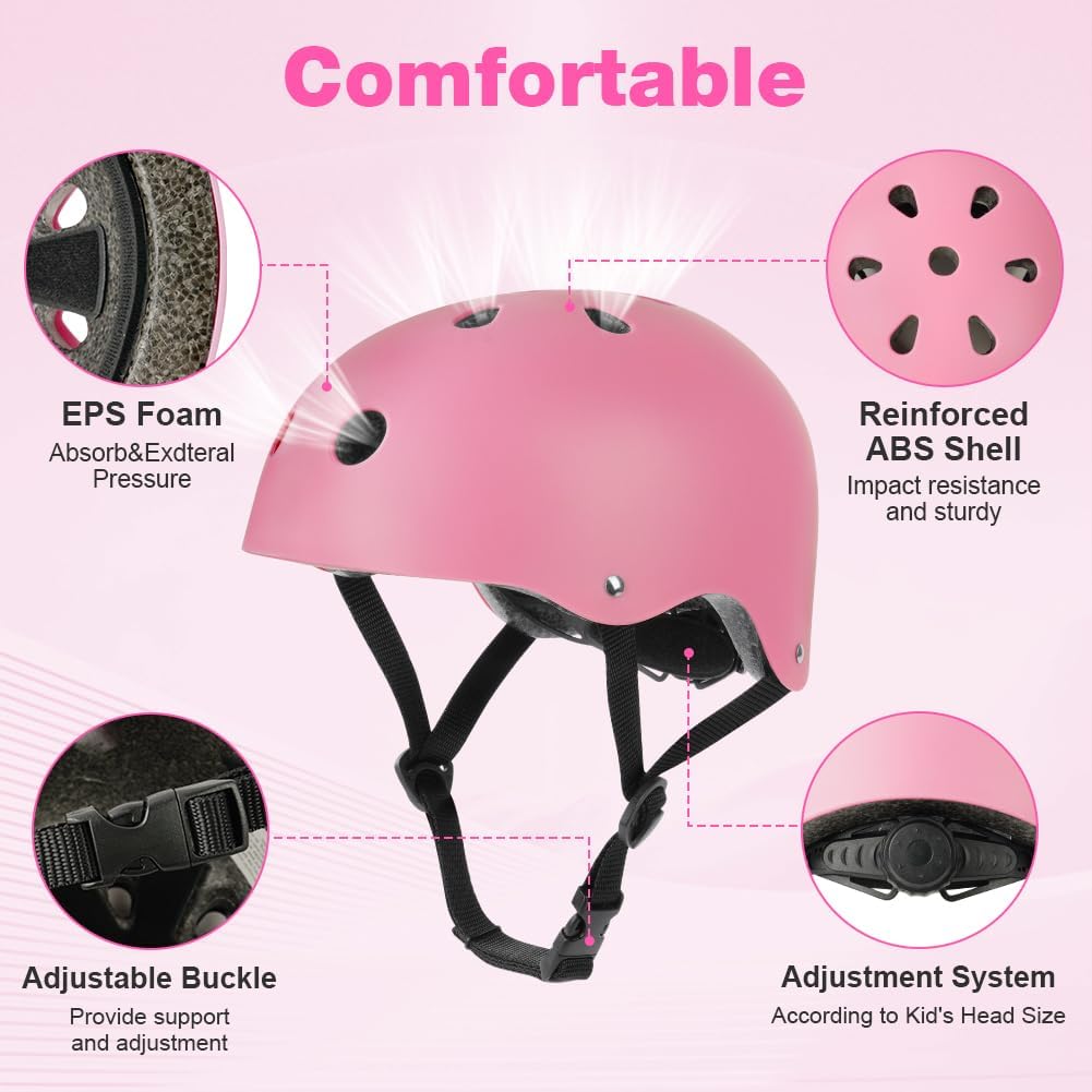 Flintronic Kids Bike Helmet, Toddler Helmet for 2-13 Years Boys Girls, Adjustable Skateboard Helmet - Image 3