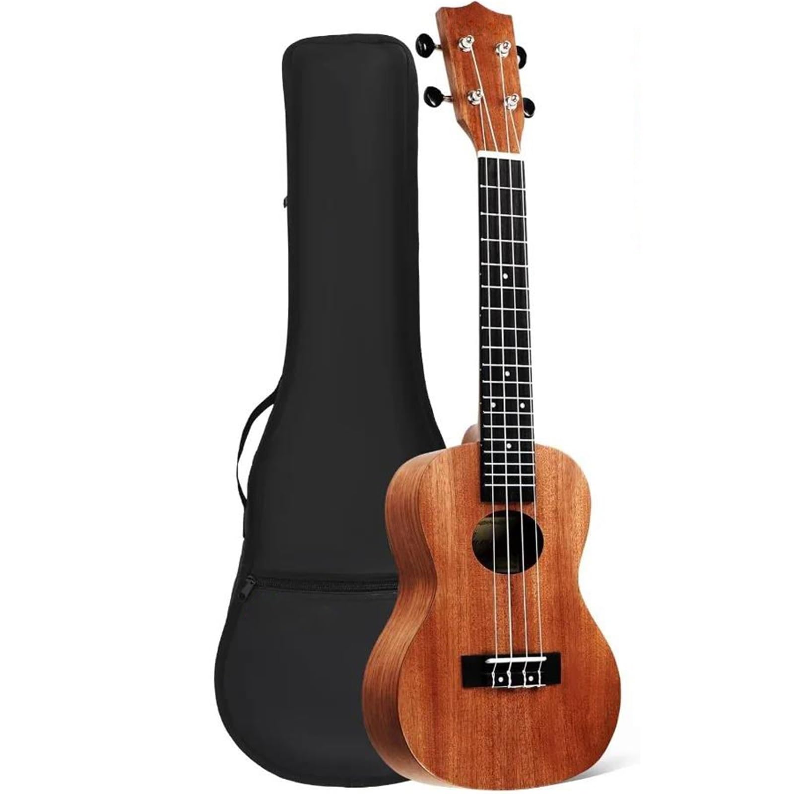 Ukulele Ukulele In Mogano Da 23 Pollici Per Adulti Principianti Include Custodia Accordatore Digitale Corde Di Ricambio E Plettri Chitarra