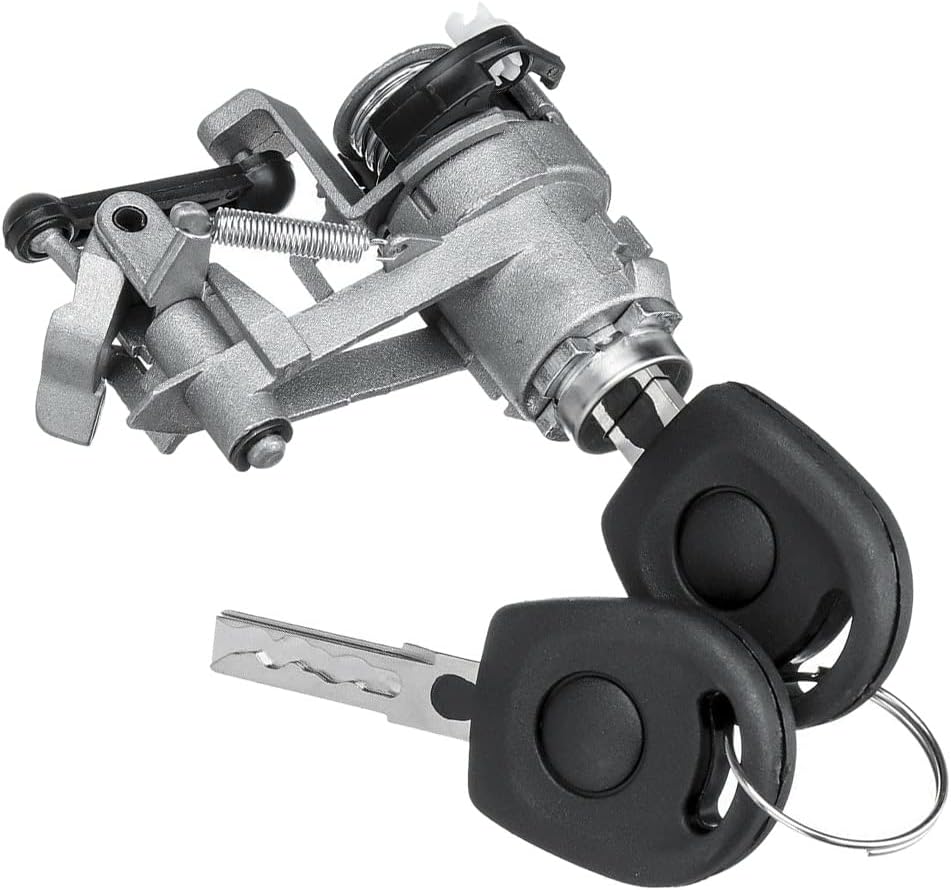 Car Rear Tailgate Lock, for Lupo 1999 2000 2001 2002 2003 2004 2005 2006 Car Tailgate Rear Boot Lock Barrel 2 Key Car Trunk Lock Cylinder 1J6827297C