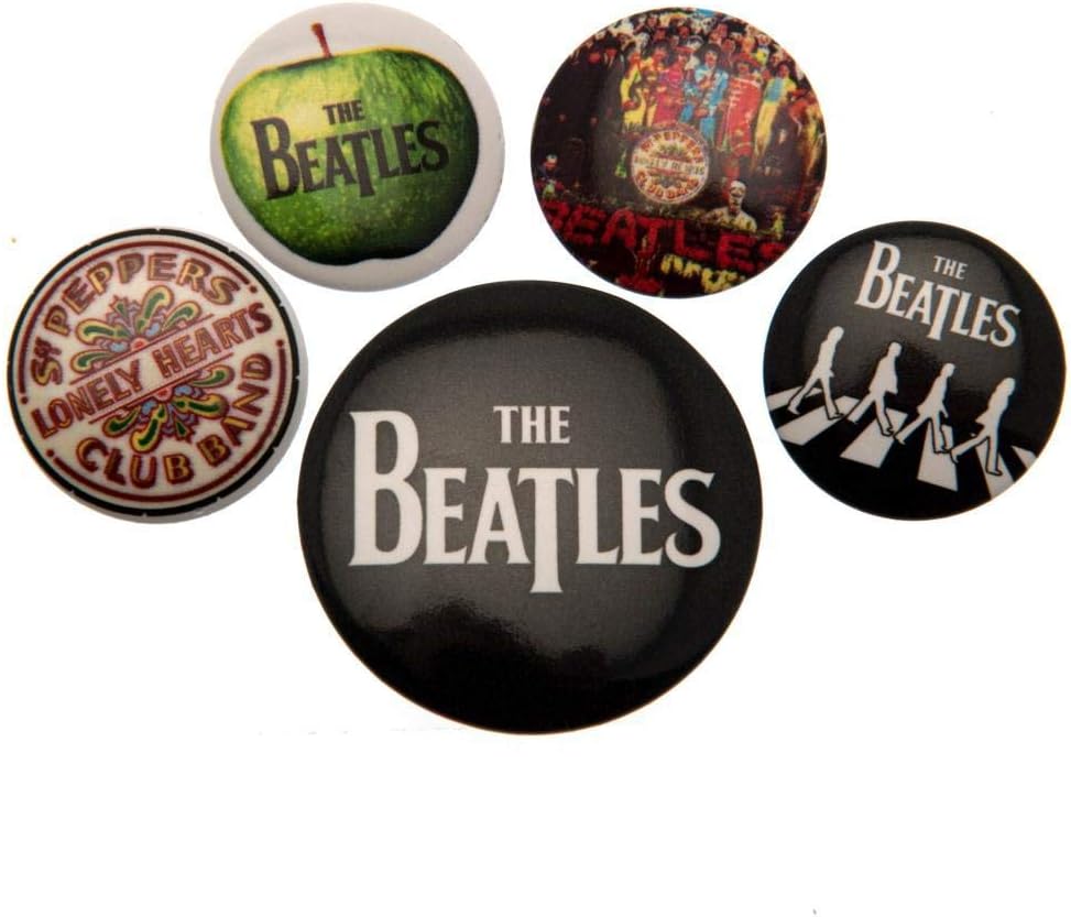 Pyramid International BP80476 The Beatles White Badge, Multi-Colour, 10 x 12.5 x 1.3 cm