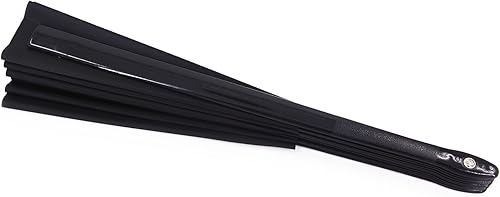 Miniatura 7 de Amajiji - Abanico grande plegable, abanico chino/japonés plegable, de mano, en nailon, para mujer, para regalo, para manualidades, abanico plegable