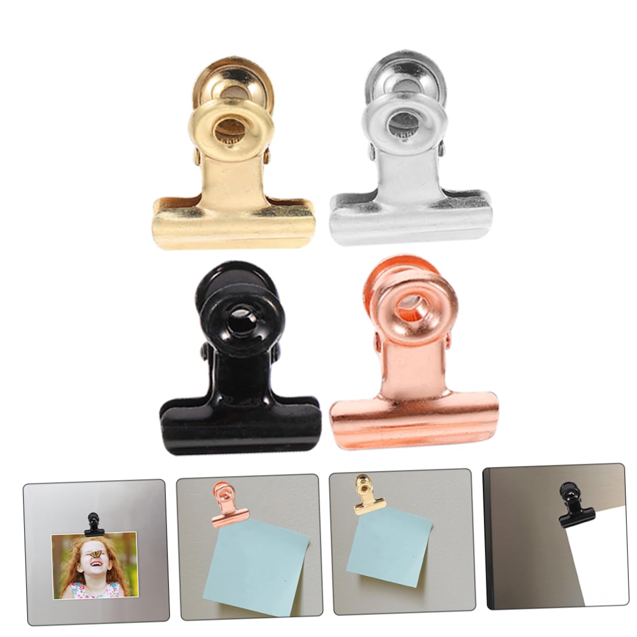 Artibetter 3 Sätze Magnetische Kleine Klammer Magnetische Seitenklammern Mini Fotoklammern Magnetische Fotoklammern Kleine Fotoklammern Magnetische Binderklammern 20 Stück * 3