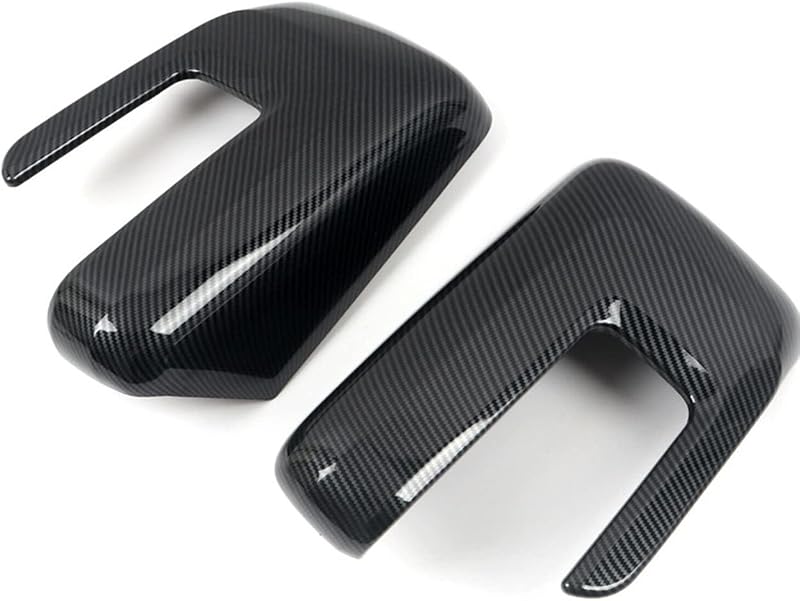 Aplique de acabamento para capa do retrovisor lateral Keptrim em ABS para Ford F-150 2021 a 2025 – 2 unidades
