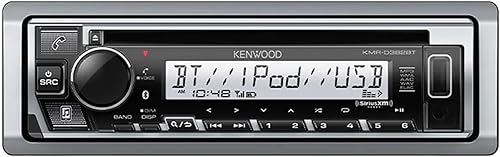 Miniatura 2 de Kenwood - Receptor de reproductor de CD estéreo USB AUX con Bluetooth para salpicadero, con Enrock Marine Dash Kit protector cubierta de radio, kit