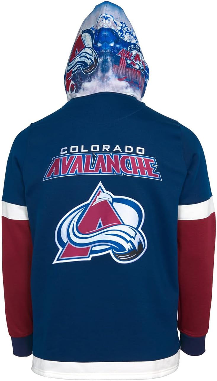 NHL Unisex-Adult Lace-Up Hoodie, Unisex Hockey Sweatshirt, NHL Officially Licensed Gear, Recycled Fabrics - Image 6