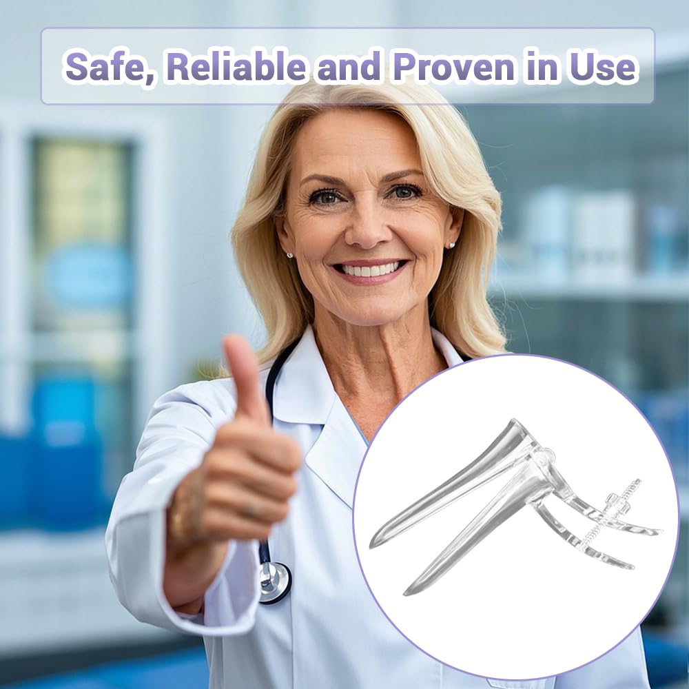 Spekulum für Frauen, 4 Stück Vaginalspekulum, einstellbarer Winkel, wiederverwendbar, schmerzlos, Spekulum, ABS-Material, große Spekulum Instrumente, Werkzeuge