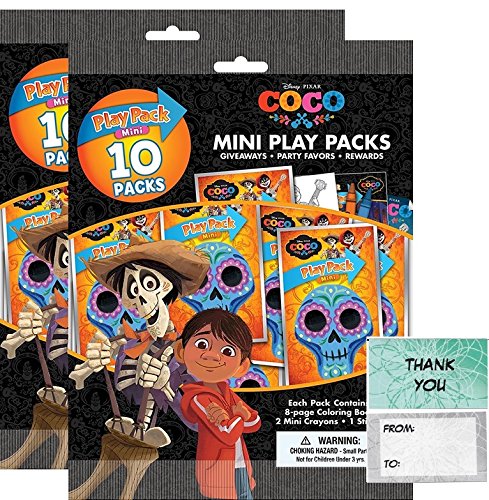 Disney Coco 20 Mini Play Packs Party Favors Bundle With 20