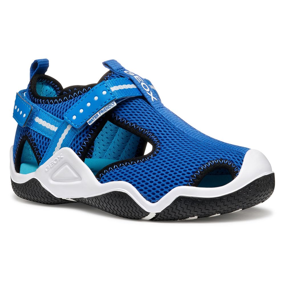Geox Boys Jr Wader Sandal, Royal, 11 UK Child
