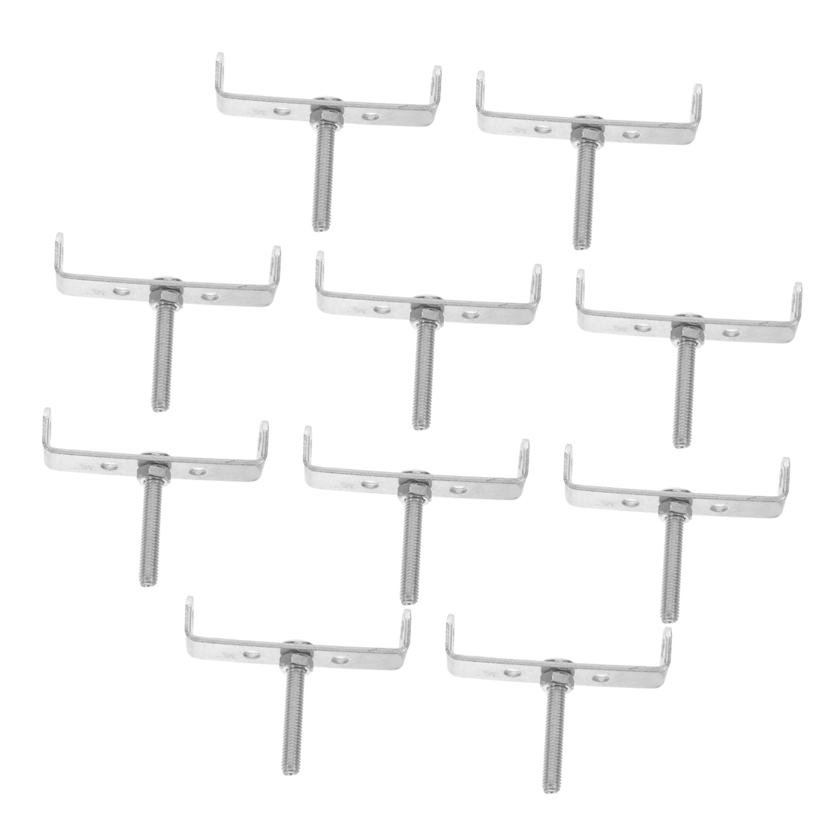 ifundom 10pcs U Shape Bike Cargo Rear Rack Adapter Heavy Duty Connector for Mountain Bicycle Frame Easy Installation Secure Fit for Enhanced Luggage Safety and Comfort