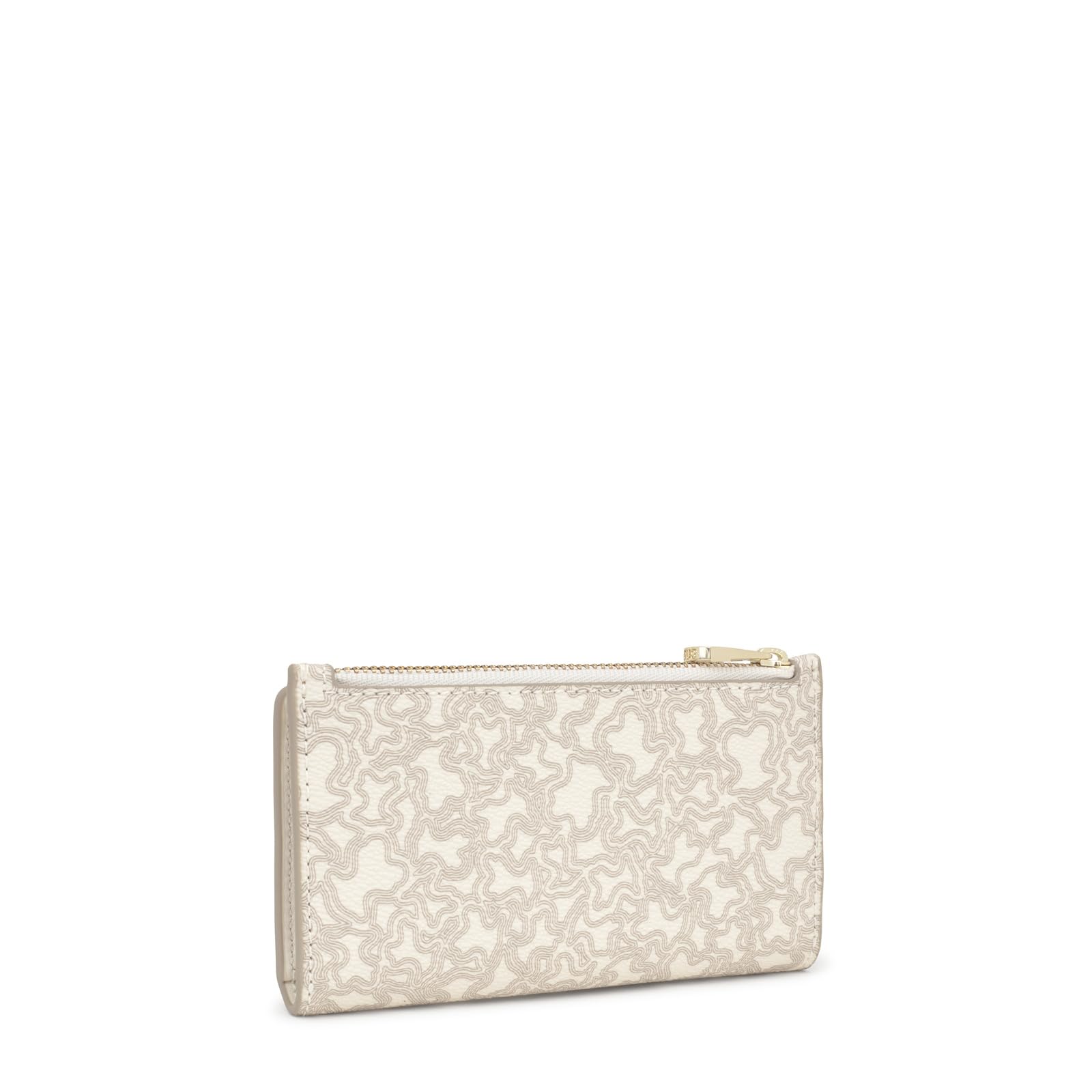 Tous Cartera Beige, para Mujer, Medidas 8 x 14,2 x 1,5 cm, Colección Kaos Mini Lines