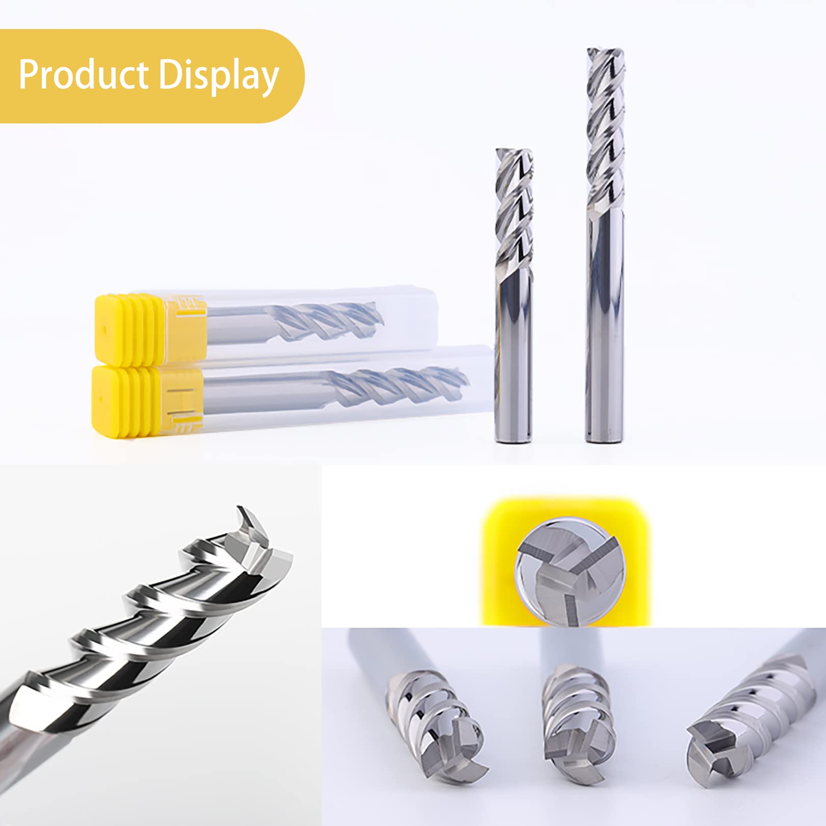 AYCHOLIZ Solid Carbide Thread End Mill Metric Full Tooth Threading ...
