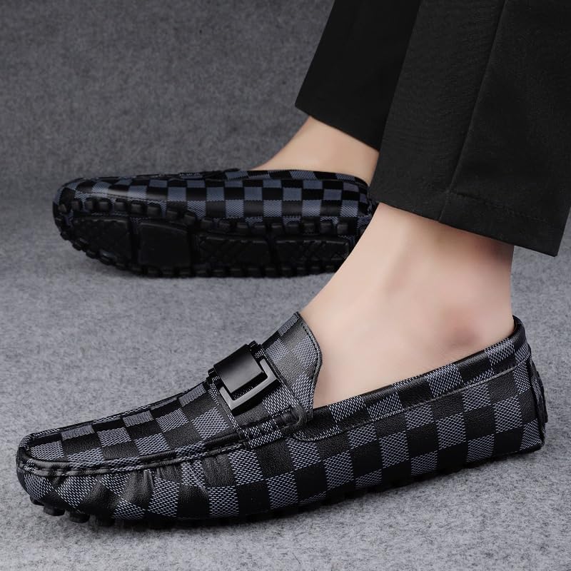 Shoes Men's Casual Low-top Slip-on Loafers Comfortable Soft-Soled Oxford Men Fashionable Versatile for Shopping Driving Business