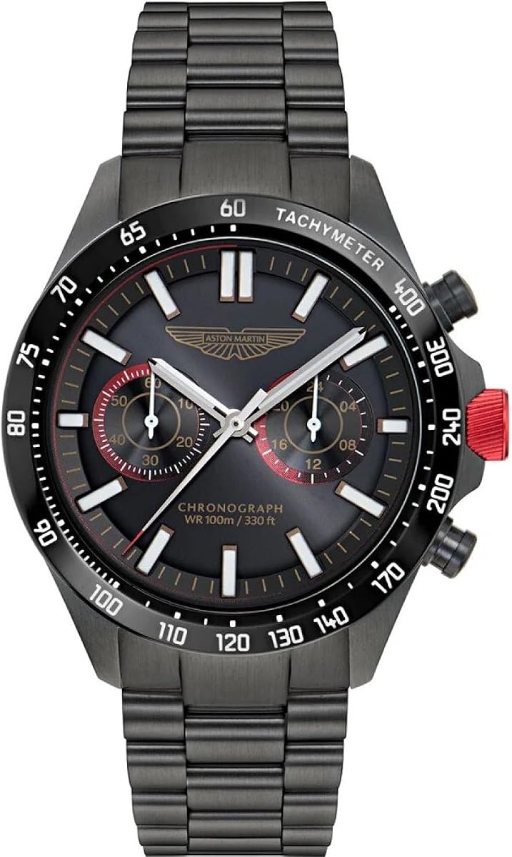Aston Martin AML ICON MTIS1 Men's Chronograph Watch Stainless Steel