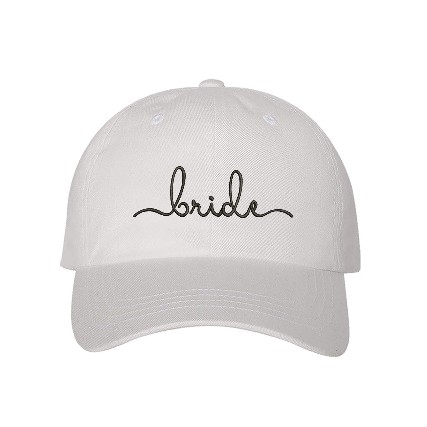 Clenea Unisex White Sun Hat Bride Baseball Hat - Bride Honeymoon Baseball Cap - Hats