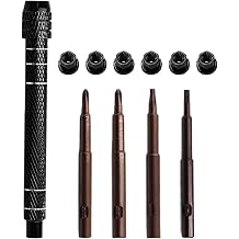 RC 1/30 Car Screwdriver Tool Set,for Axial SCX30 PH1.5 PH2.0 T4 H1.3 Precision Bits with 6 M2 Nuts for RC Crawler Bronco Wrangler K10