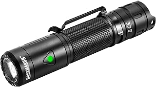 ROCKMASON RM-F3 EDC Flashlight High Lumens, IP68 Waterproof Flash Light, Rechargeable Flashlights for Home, Outdoor, Explo...