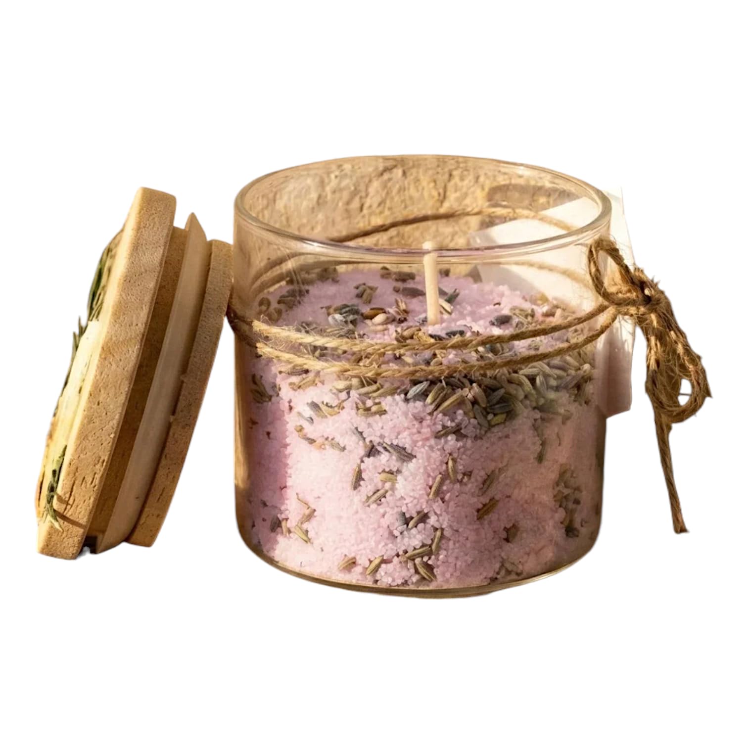 Bougie lavande ambre Essences Agape pour rituel de sérénité - 6