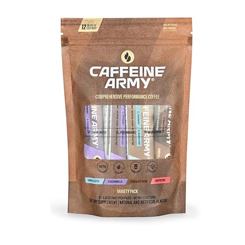 CAFFEINE ARMY Variety Pack | Comprehensive Functional Coffee with MCTs,