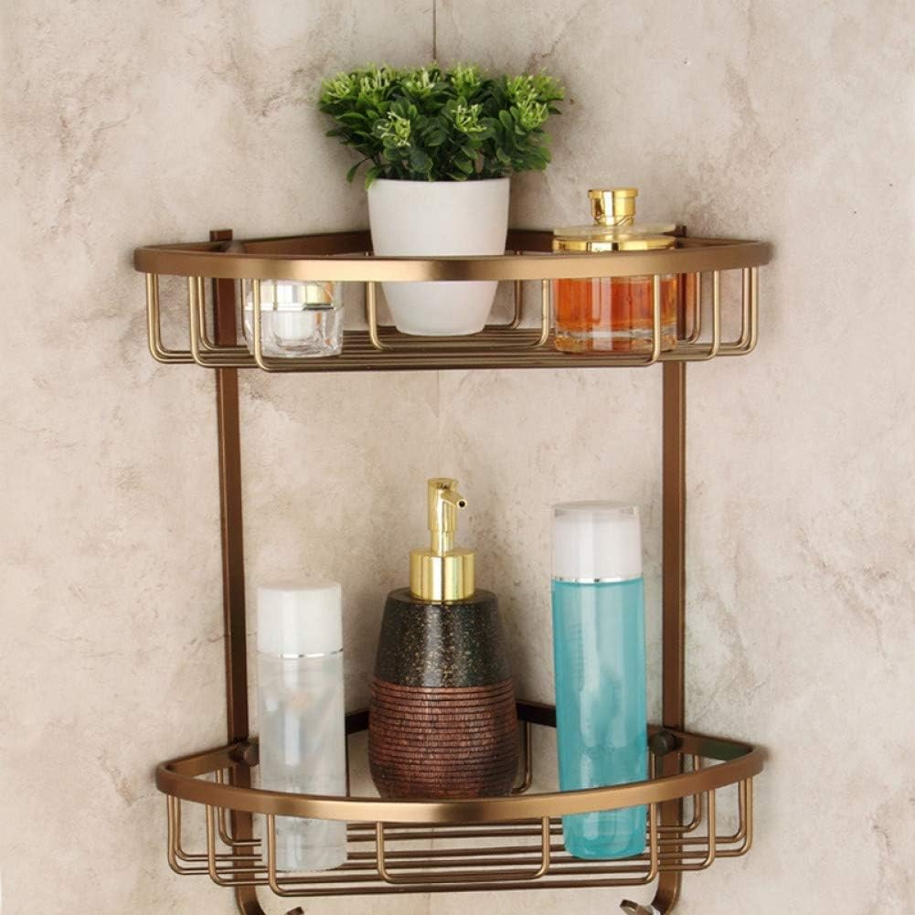 Bathroom Corner Stand Wall Mounted Antique Finish Aluminum Bathroom ...