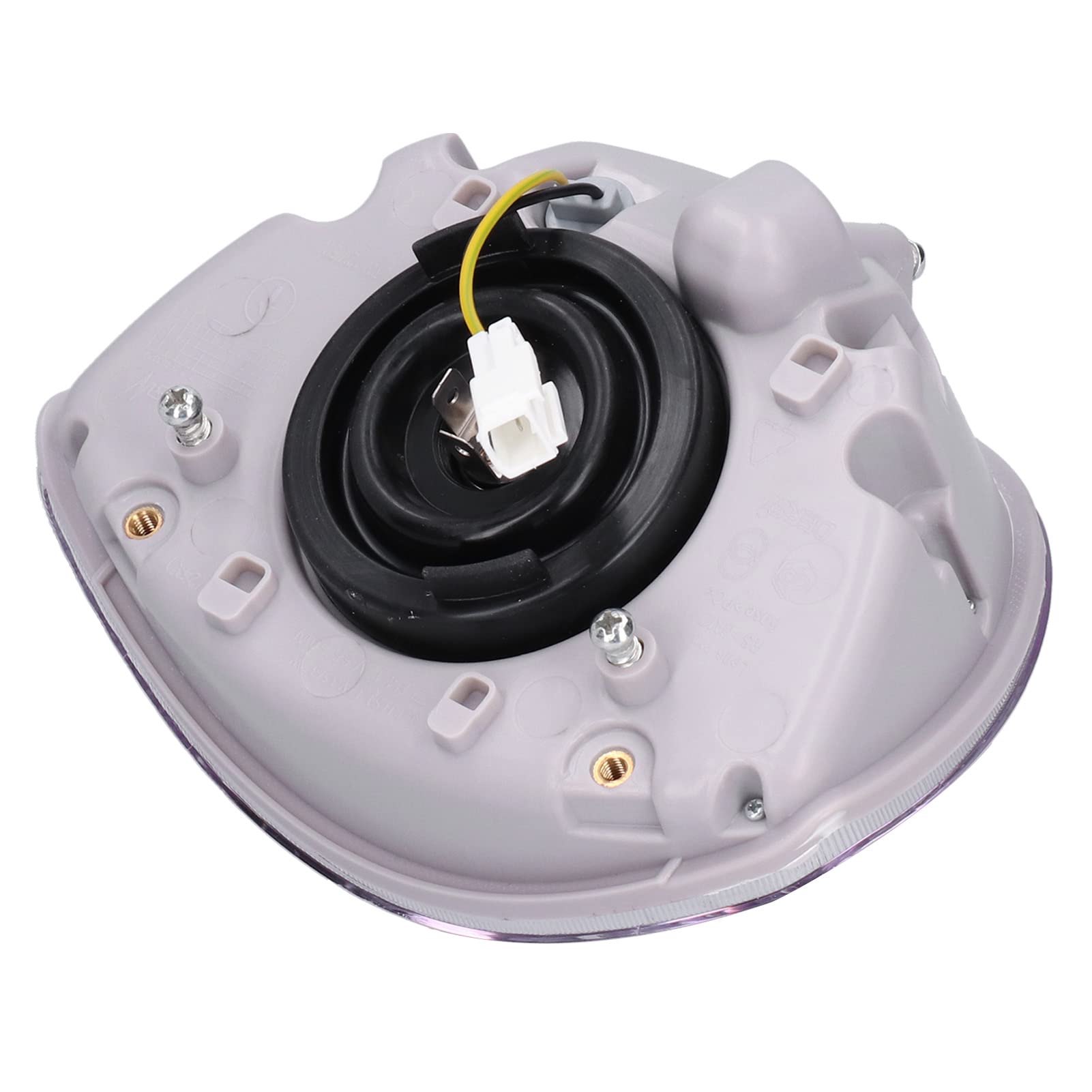 Tbest Phare Avant de Moto, Résistance à la Corrosion de Phare de Moto Adapté pour PIAGGIO FLY 50 2T 4T 100 4T 125 4T