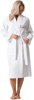 Waffle Knit Lightweight Kimono Spa & Bath Robes for Women - Quick Dry - ...