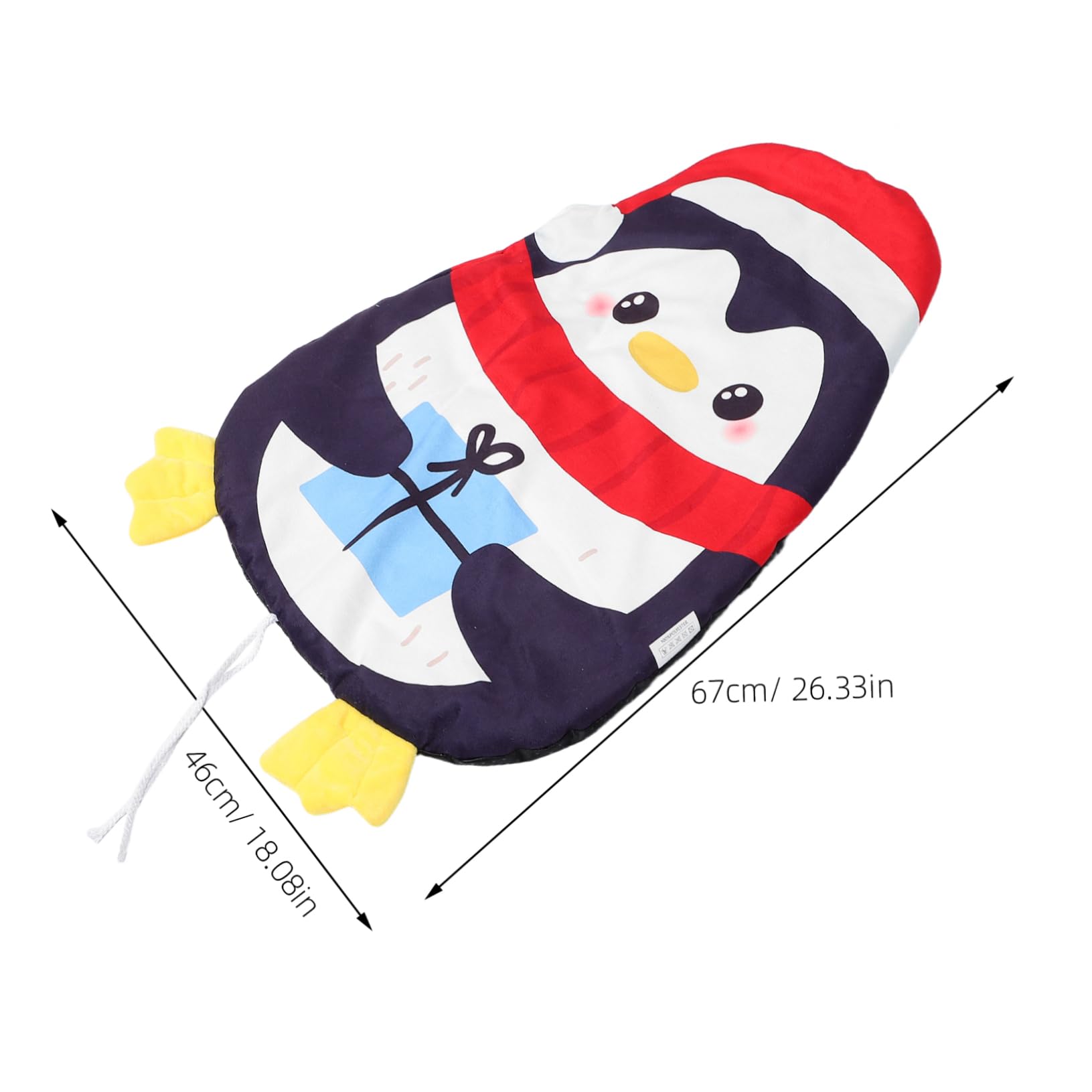 SUPVOX Pet Cooling Mat Penguin Shaped Washable Rest Cushion for Cats Durable Comfortable Sleeping Pad for Summer Use Prevents Dampness for Relaxed Pets