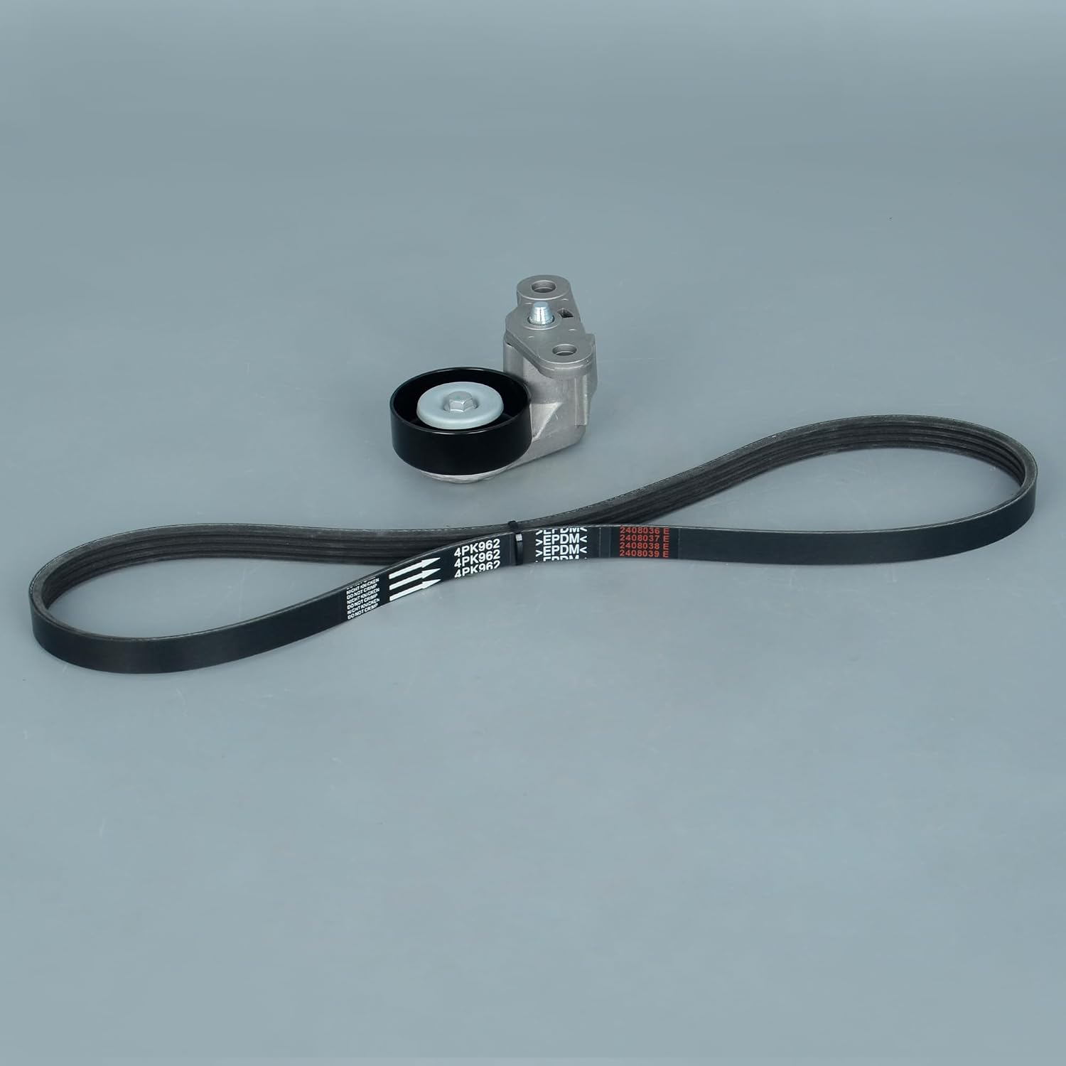 90K-38159 A/C Serpentine Drive Belt Tensioner Kit Compatible with Chevrolet Silverado Avalanche Suburban Tahoe, GMC Sierra Yukon XL, Cadillac Escalade Replace OE ACK040378HD 38159 19311139