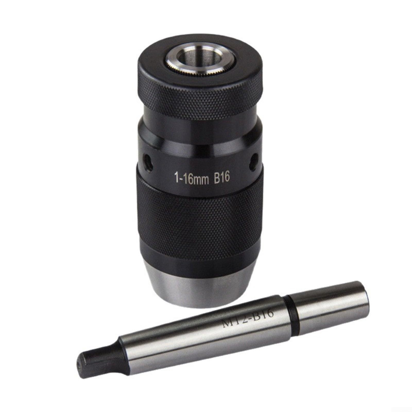 Portabrocas sin llave B16 evita deslizamientos de brocas 1-16mm en trabajos de torno con MK2