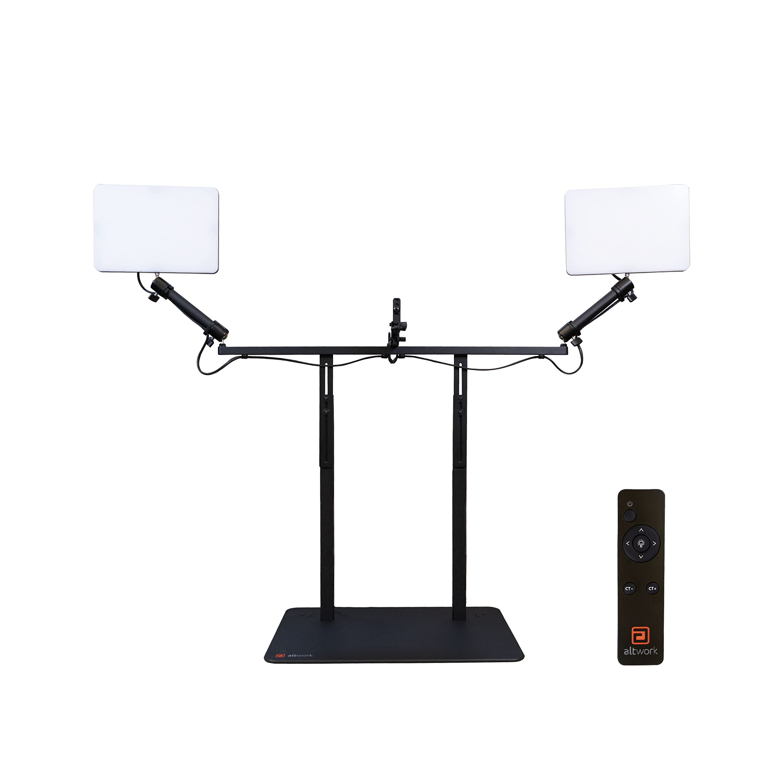 Altwork TruVue Webcam Lighting & Center Screen Webcam Mount with Desk Stand|LED Video Conferencing Lighting Adjustable Brightness, Color Temperature|for iMacs & Other Monitors Without VESA