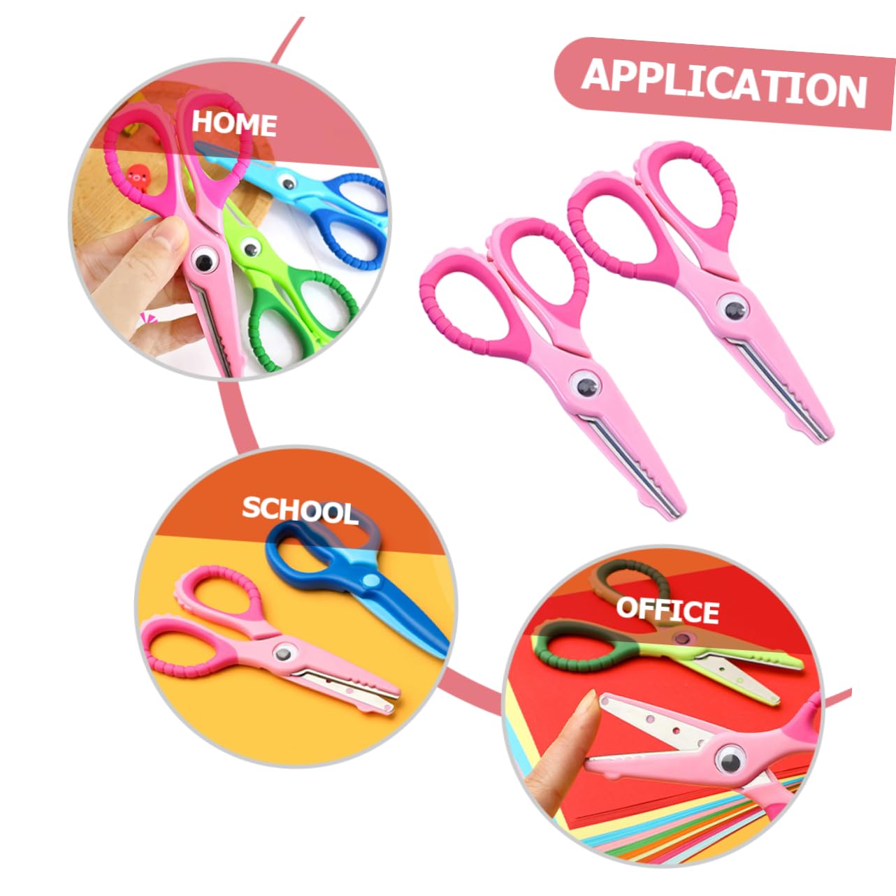 STOBOK 6pezzi Per Ragazza Punta Arrotondata Per Lavori Scrapbooking Strumenti Leggeri e Facili Da Usare Per Scuola e Casa