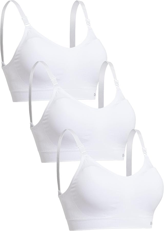 Channo Reggiseno Sportivo Comodo e, Senza Ferretto e Senza Cuciture, con Imbottitura Rimovibile