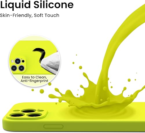 Miniatura 3 de ORNARTO Funda compatible con iPhone 13 Pro Max de 6.7 pulgadas, con 2 protectores de pantalla de gel de silicona líquida cuerpo completo a prueba de