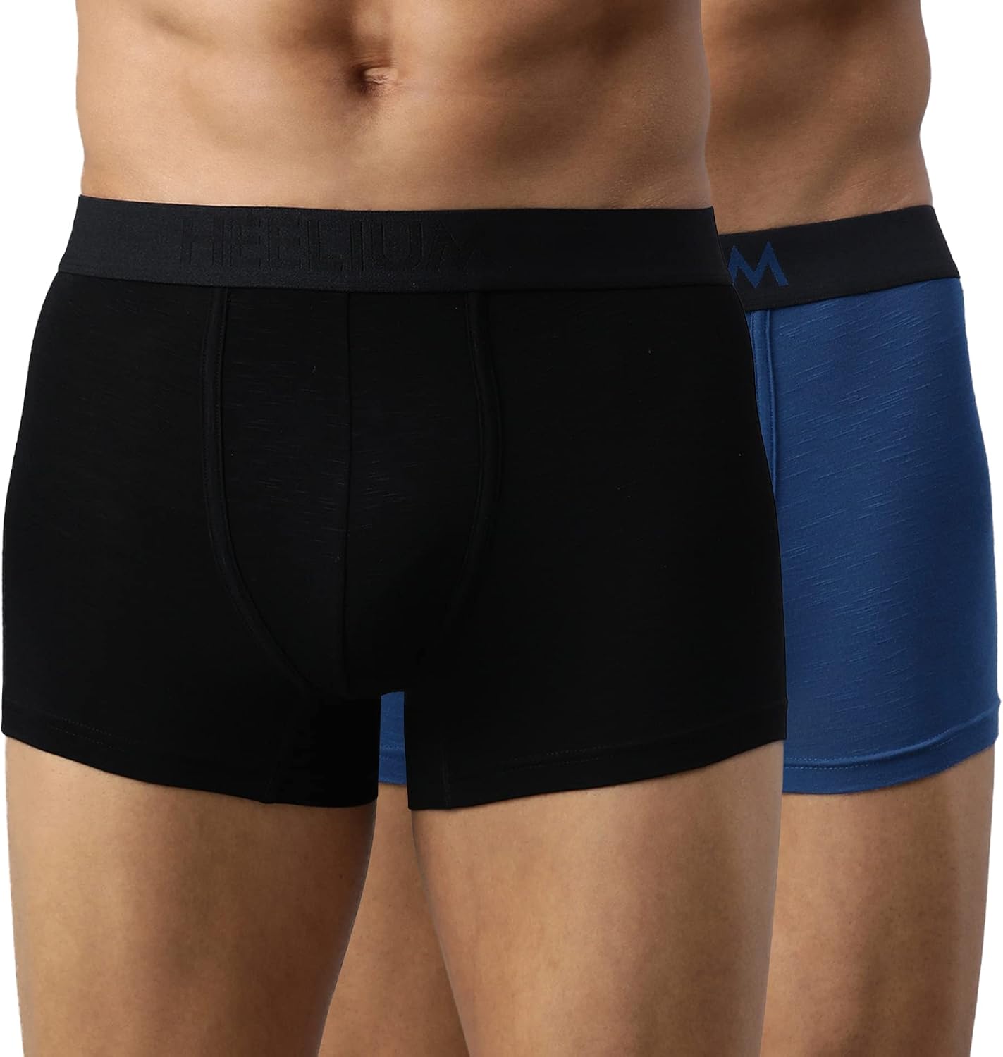 Pack of 2 - Black - Navy Blue - Trunk