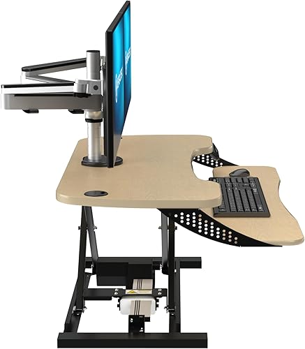 Miniatura 49 de VERSADESK® PowerPro™ Elite 40" x 24" - Convertidor de escritorio eléctrico ancho controlado por aplicación con puerto de carga USB. Eleva hasta 20