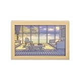 Pomya LED Light Painting, Wooden Frame Light Up Painting 3 Lighting Modes Simulated Sunlight USB Powered Night Light Wall Art Decor Dimmable for Living Room, Birthday Gift (Small Size)