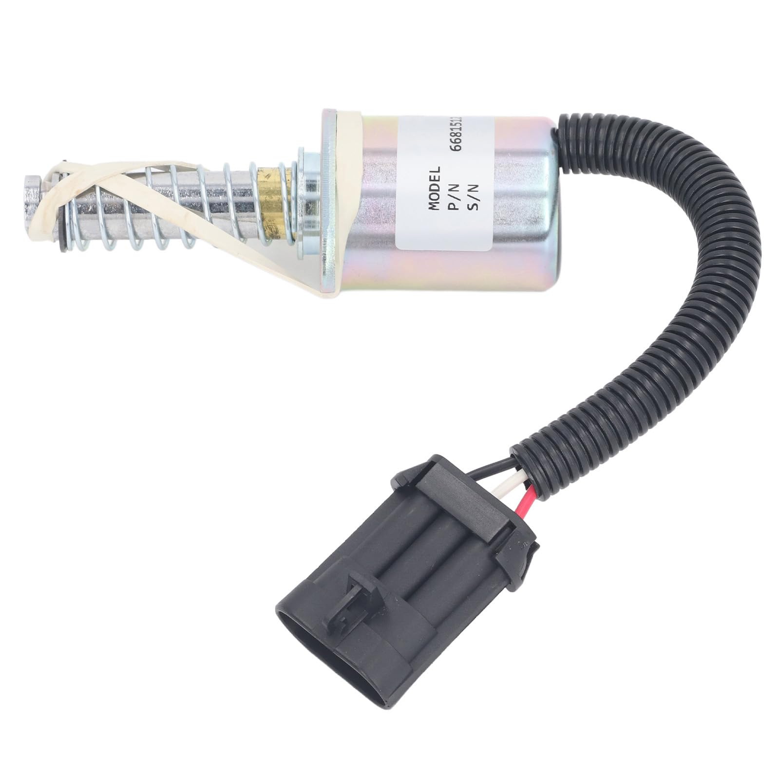 12V Cewka Zaworu Elektromagnetycznego Hamulca 6681512 Zawór Elektromagnetyczny Odcinający Paliwo dla MiniładowarkiS150 S160 S185