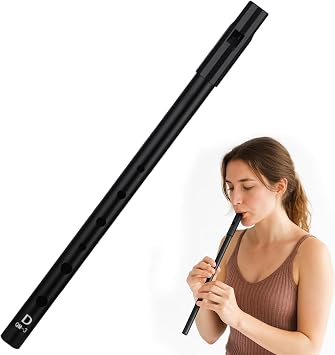 Tin Whistle D, D Tin Whistle for Beginners, Aluminum Penny Slide Penny Whistles Flute with Premium Six-Hole, Intermediate and Expert Band Performances