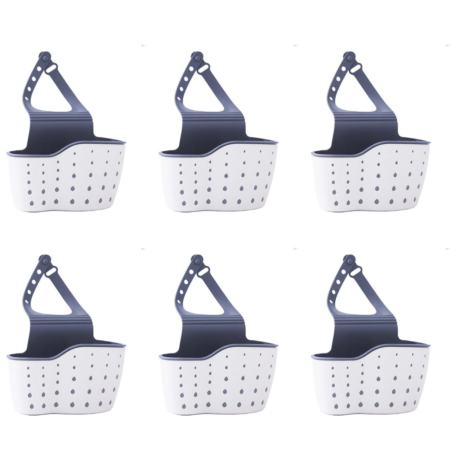 YROHGKPN Kitchen Sink Organizers Adjustable Mounting Draining Basket Accessory for Sponge Scrubbers Efficient Storage Solution Adjustable Button Sink Drainage Basket