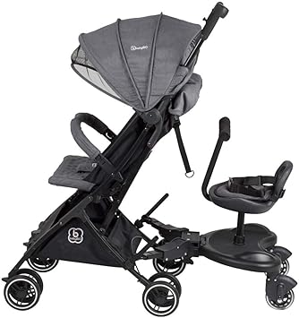 Babygo Wego Buggy Board Mit Sitz Wego Trittbrett Fur Sportwagen Amazon De Baby