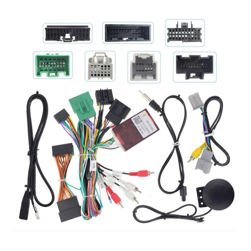 16pin Car Radio Stereo Power Retrofit Harness Cable Wire Loom Connector for Chevrolet GMC Silverado/Colorado/Suburban/Chevy Tahoe/Trailblazer/Buick Envision/Verano Plug