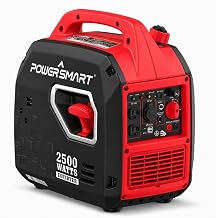 PowerSmart 2500W Portable Inverter Generator, Gas Power with 30A Outlet, Quiet & Parallel Ready, CO Guard, RV Ready & Home Backup, Gas Powered, Quiet & Clean Power