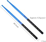 5A Poignées antidérapantes Poignets de tambour pour adultes Instrument de musique Accessoires de percussion Bleu