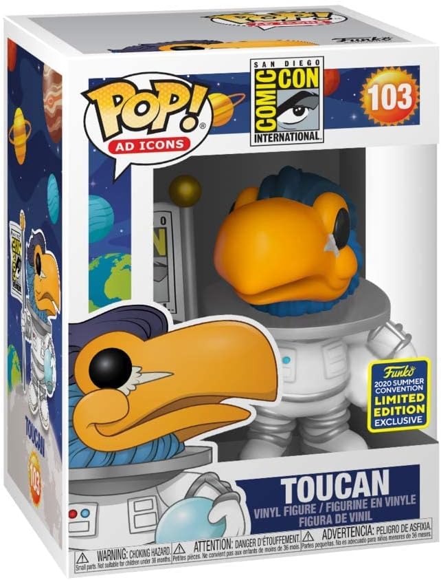 Funko Pop Ad Icons #103 Astronaut Toucan (2020 SDCC Exclusive)
