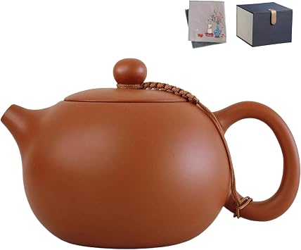 Chinese Clay Teapot Yixing Zisha Tea Pot Xishi Zhuni 14oz