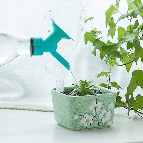 Miniatura 9 de Boquilla de riego de doble cabezal rociador o verter agua Diseño universal y duradero (azul)