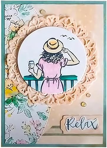 Miniatura 3 de Juego de sellos y troqueles transparentes para hacer tarjetas, plantillas cortadas para manualidades, álbumes de recortes, álbum de fotos, papel