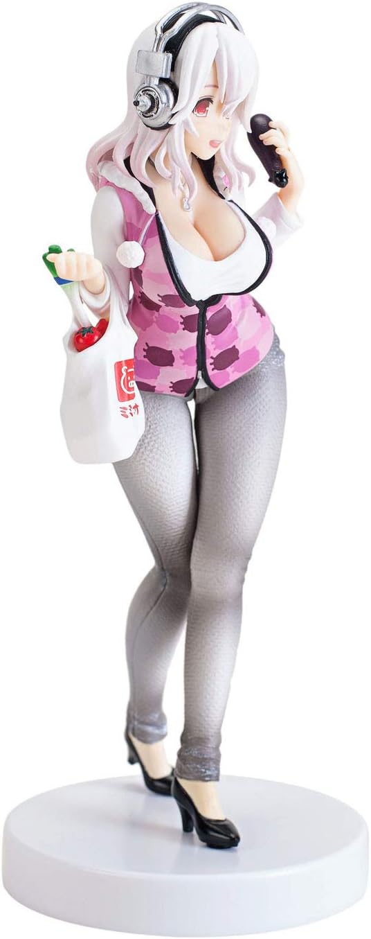 Furyu 7" Nitro Super Sonic: 10th Anniversary Figure Super Sonico-san Figure (Pink Version)