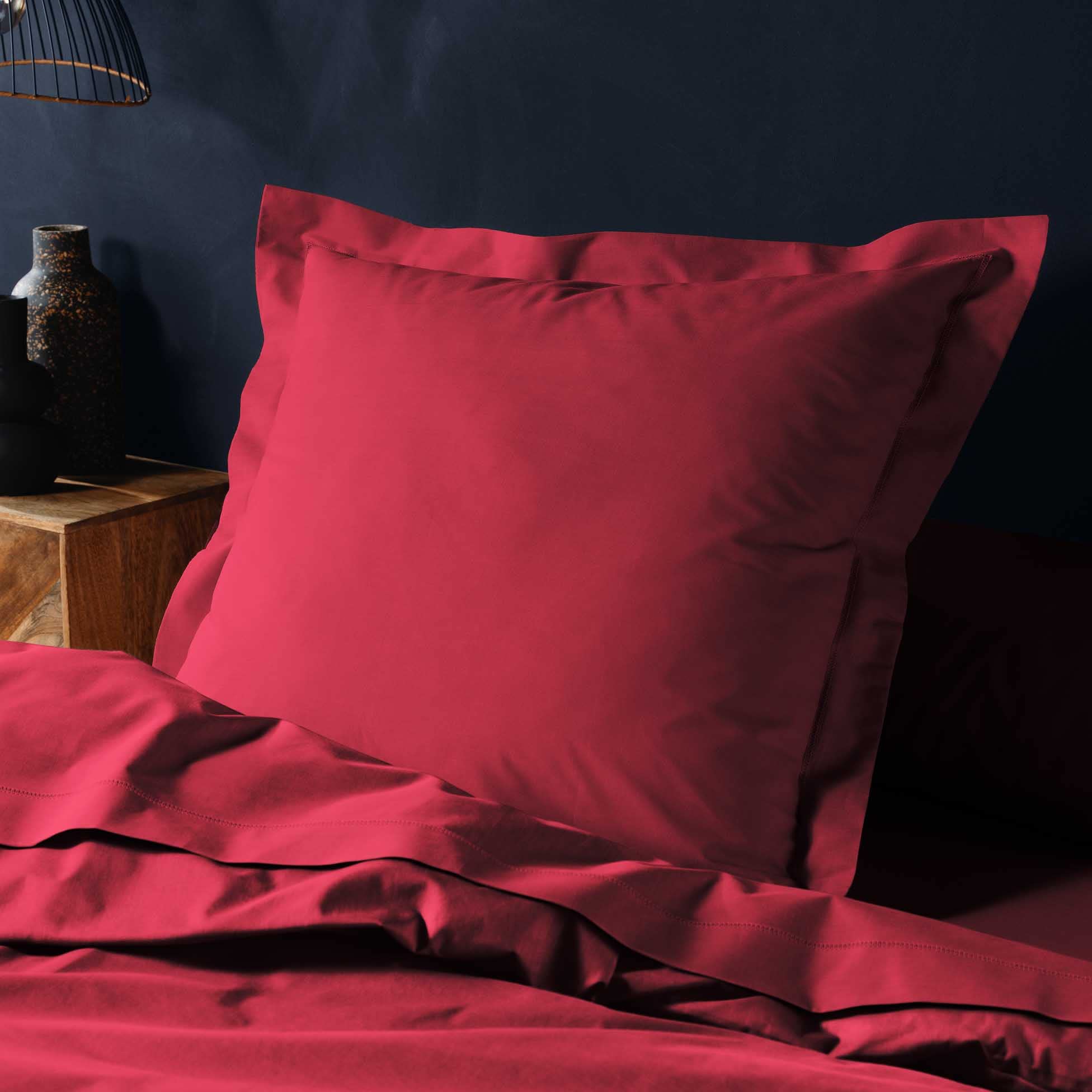 douceur d'intérieur, Lina Marsala Cushion Cover 63 x 63 cm 100% Cotton - Image 3