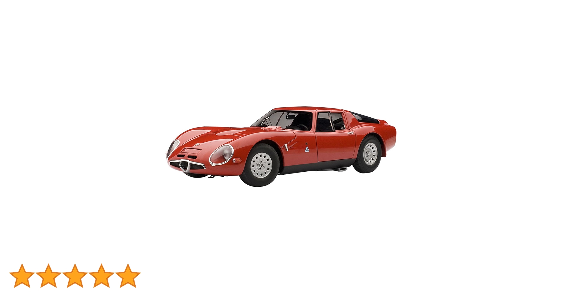 に*ー様 アルファロメオ　TZ2 1965 オートアート　1／18 1/18 AUTOart 1965 Alfa Romeo TZ2 (Red) Car Model
