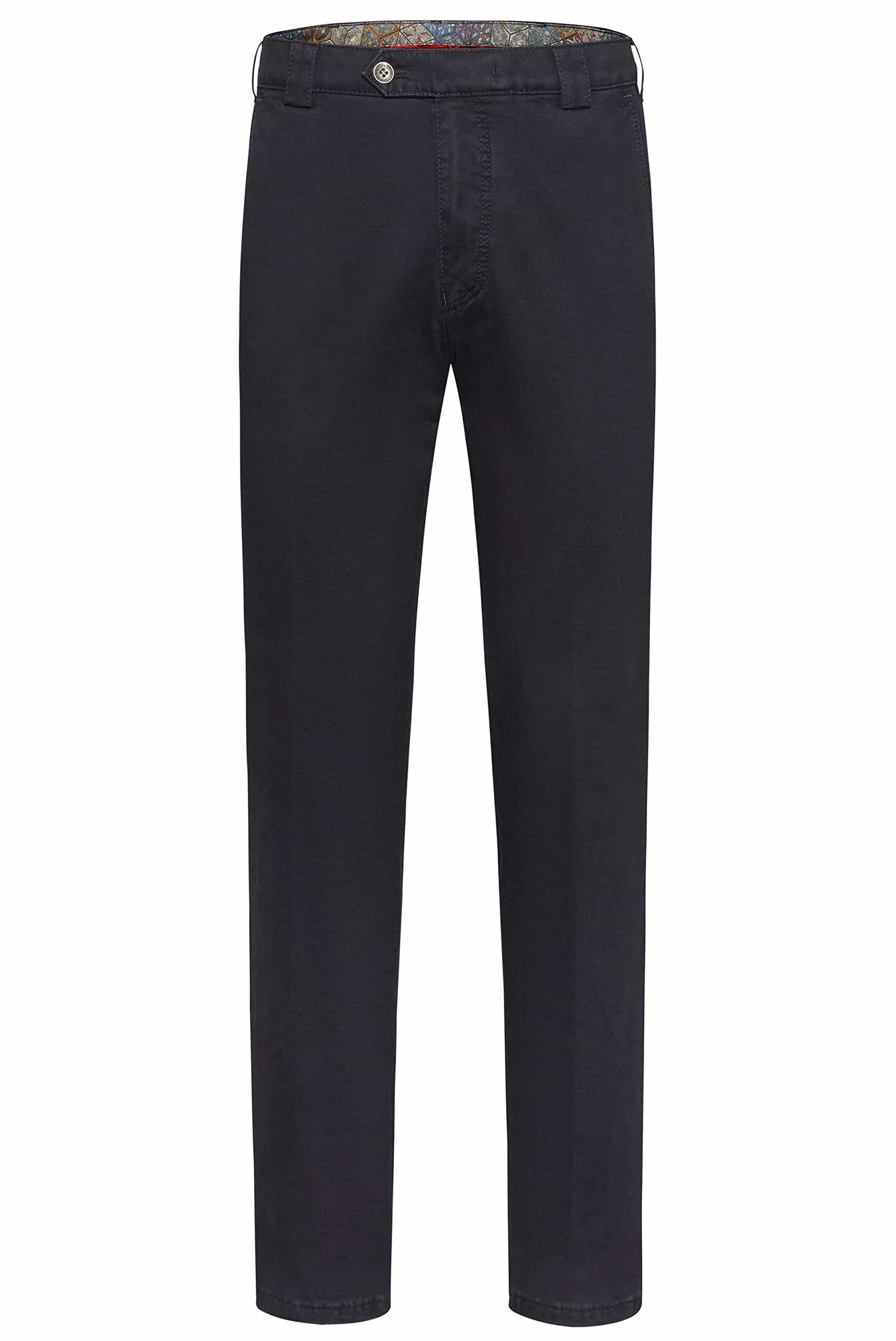 Meyer Men's 18 Marine Blue Pants Roma Cotton - 9-316 - Soft Cotton Chinos